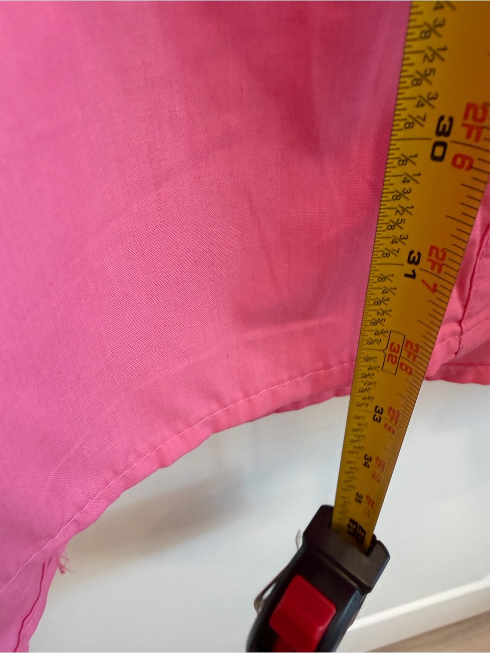 NWT Beulah Style Kendra Hot Pink Tiered Ruffle Sleeve Mini Shirt Dress S/M - Picture 8 of 9